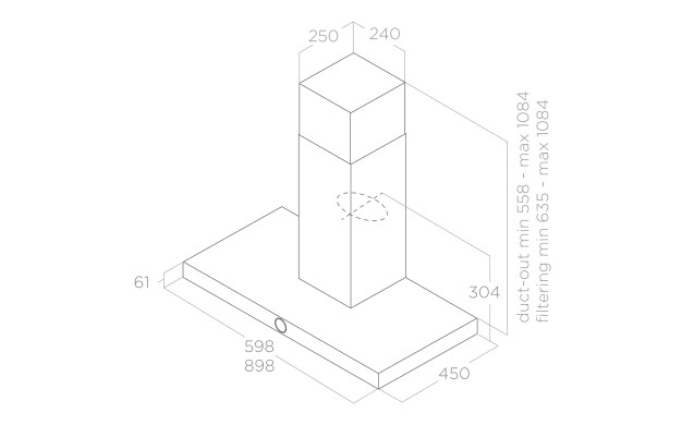 Аспиратор Elica LOL BL 90